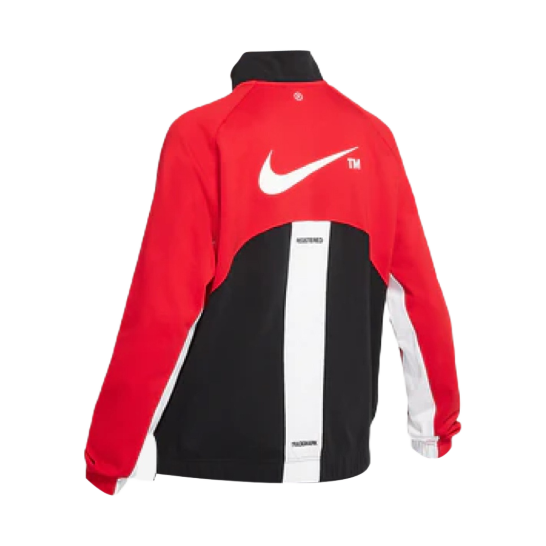 나이키 NSW 스우시 스티치 니트 스탠드 칼라 자켓 유니버시티 레드(Nike NSW Swoosh Stitch Knit Stand Collar Logo Jacket University Red) - 2
