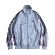 Needles x Freak's Store Track Jacket Poly Smooth Sax Blue