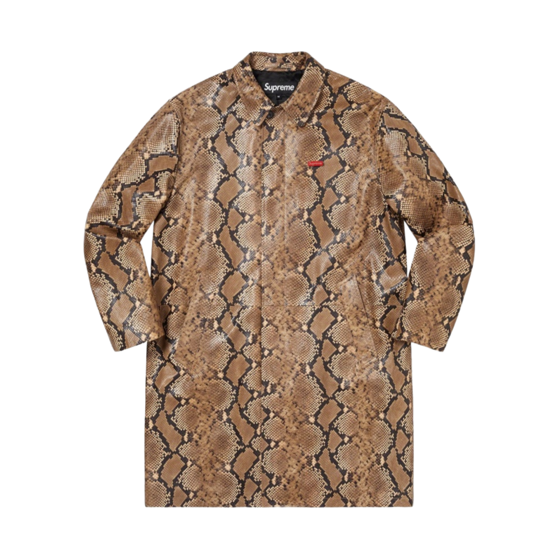 슈프림 레더 스네이크 트렌치 코트 브라운 - 23SS(Supreme Leather Snake Trench Coat Brown - 23SS) - 2