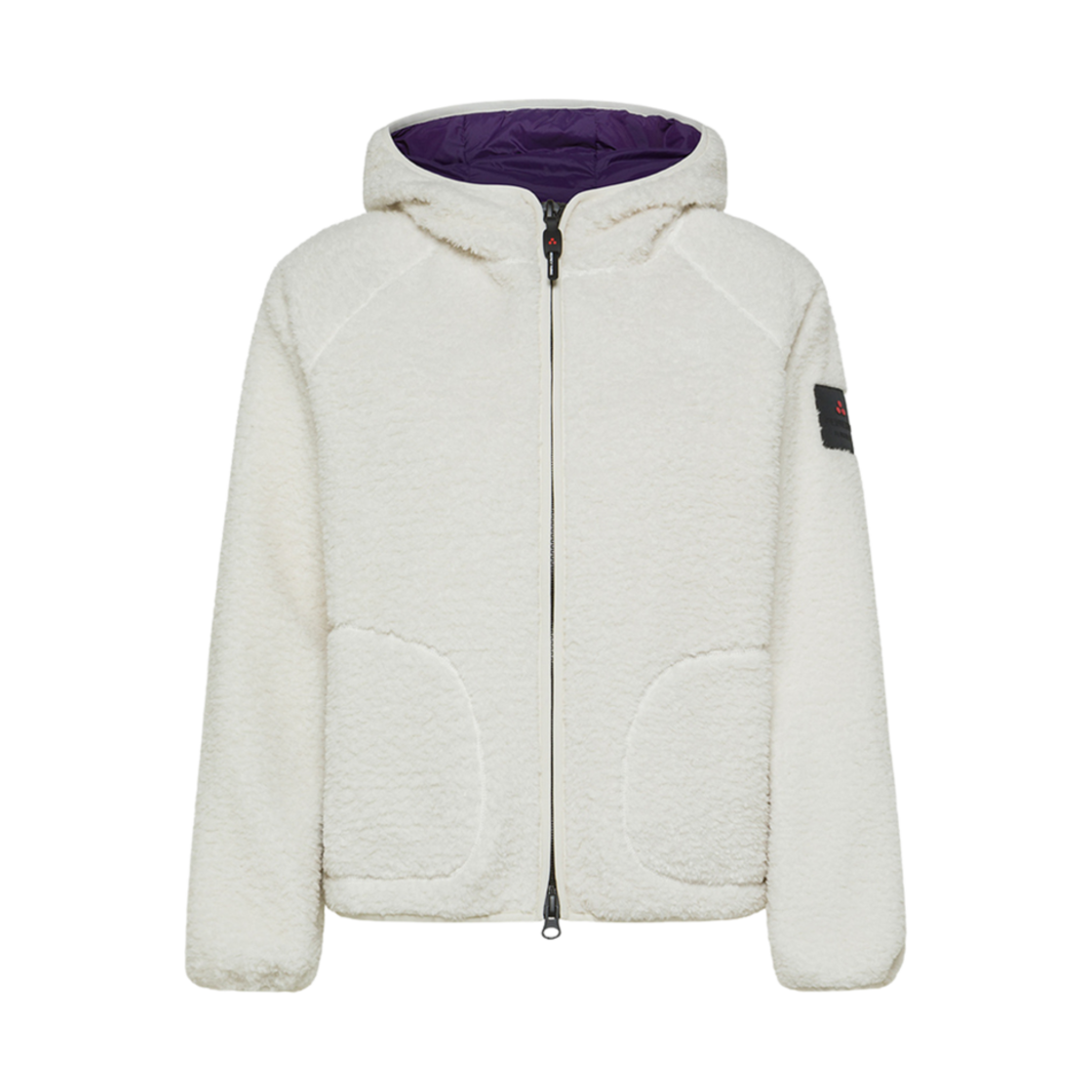 (W) 페트레이 포우 퍼 스웨트셔츠 화이트((W) Peuterey Faux Fur Sweatshirt White)