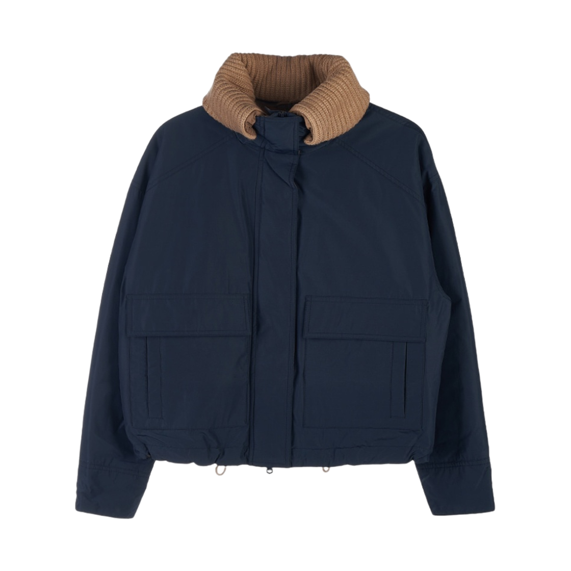 MB5742850P-C4072 (W) Brunello Cucinelli Hooded Jacket Blue