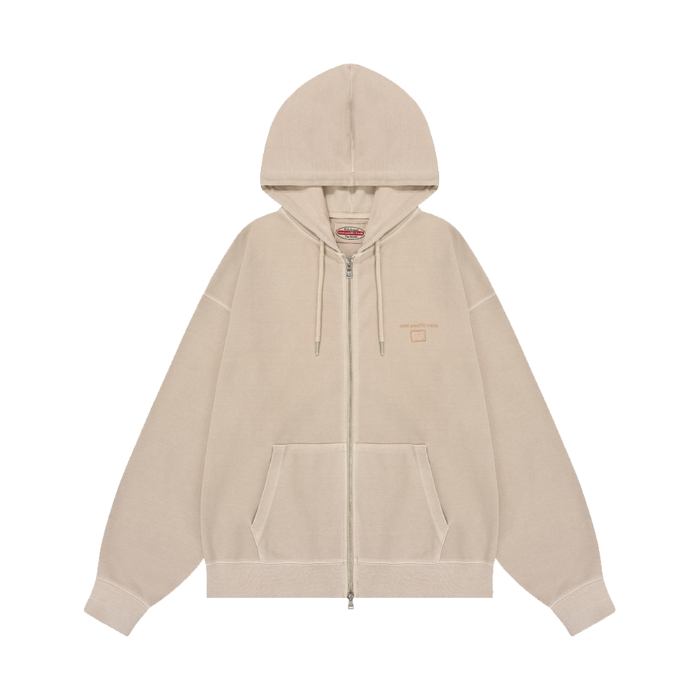 EP5SN3HZ01201 EPT SEL Pigment Dyed Hood Zipup Beige