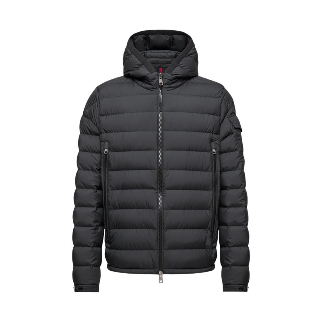 K2-091-1A00122-549SK-999 Moncler Galion Hooded Short Down Jacket Black - 25FW