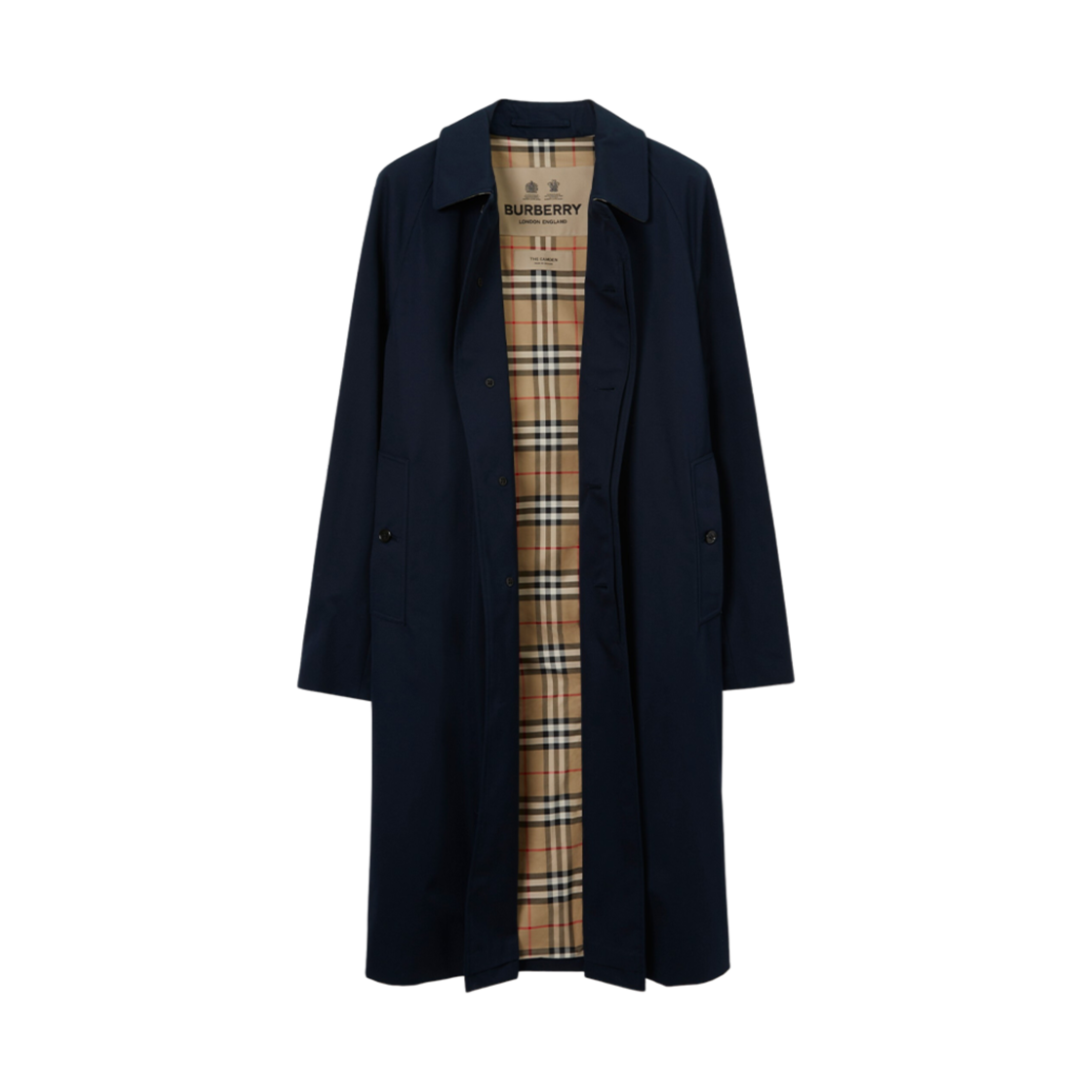 버버리 롱 캠든 헤리티지 카 코트 콜 블루(Burberry Long Camden Heritage Car Coat Coal Blue) - 2