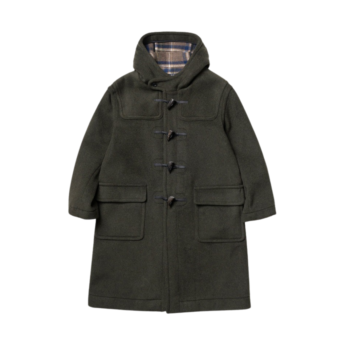 런던 트레디션 밀포드 맨즈 오버사이즈 더플 코트 시위드 176(London Tradition Milford Mens Oversize Duffle Coat Seaweed 176)