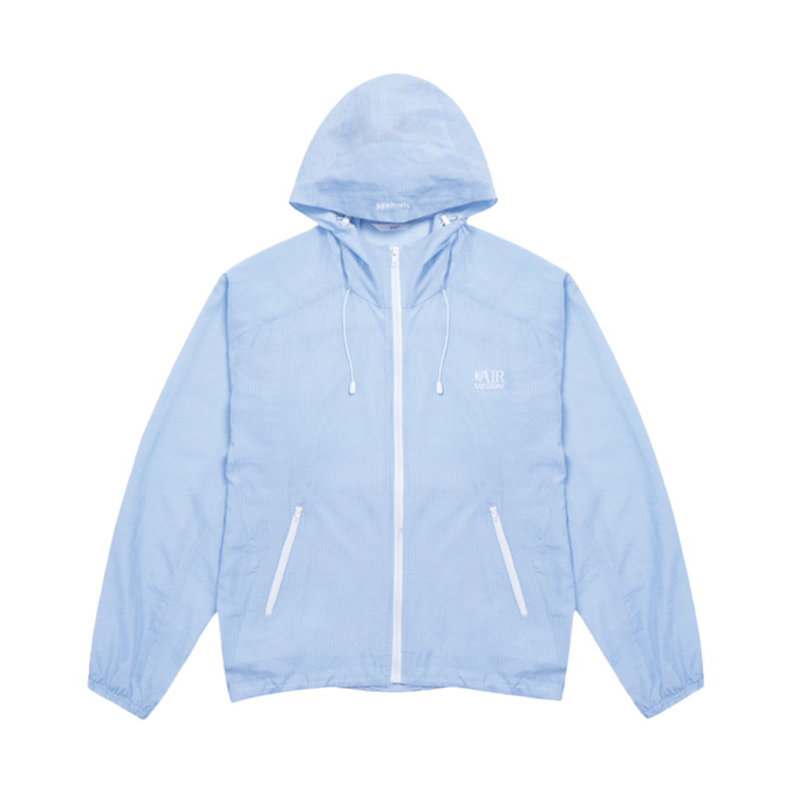 2502MSJBL STU Stripe Windbreaker Blue