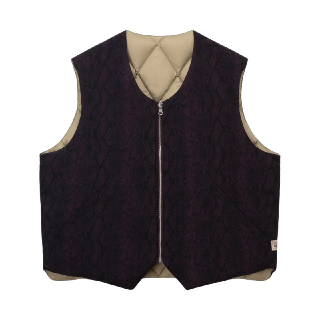 스투시 파이톤 리버시블 베스트 버건디(Stussy Phyton Reversible Vest Burgundy) - 1