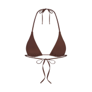 (W) Khy Micro Triangle Bikini Top Chocolate