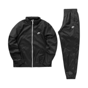 Nike NSW Club Lined Woven Track Suit Black White - US/EU