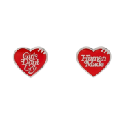Human Made x Verdy Girls Don't Cry GDC Pins Red (Set of 2) - Otsumo Plaza Exclusive