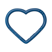 Human Made Heart Carabiner Blue