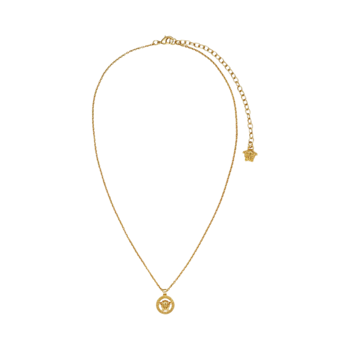 1018493-1A00620-3J000 Versace Medusa '95 Pendant Necklace Light Gold