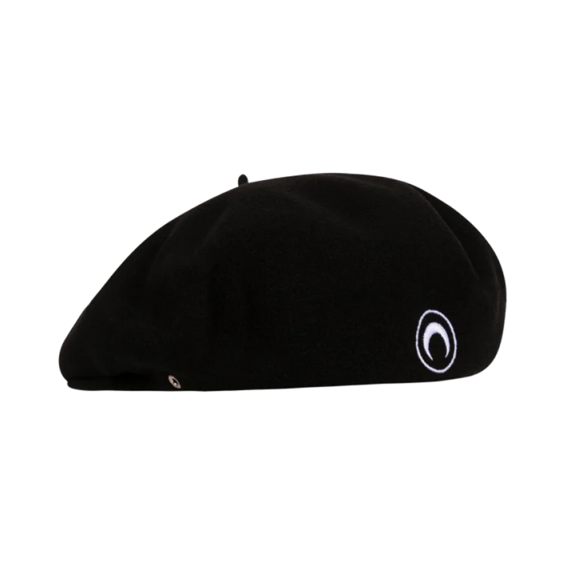 (W) 마린 세르 자수 프렌치 베렛 블랙((W) Marine Serre Embroidered French Beret Black)