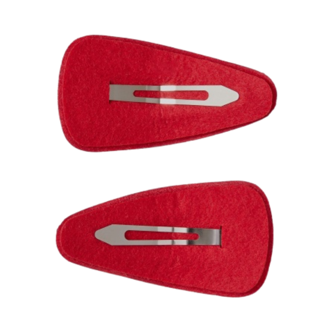 (W) 이미스 체크 와이드 헤어핀 레드((W) Emis Check Wide Hairpin Red) - 2