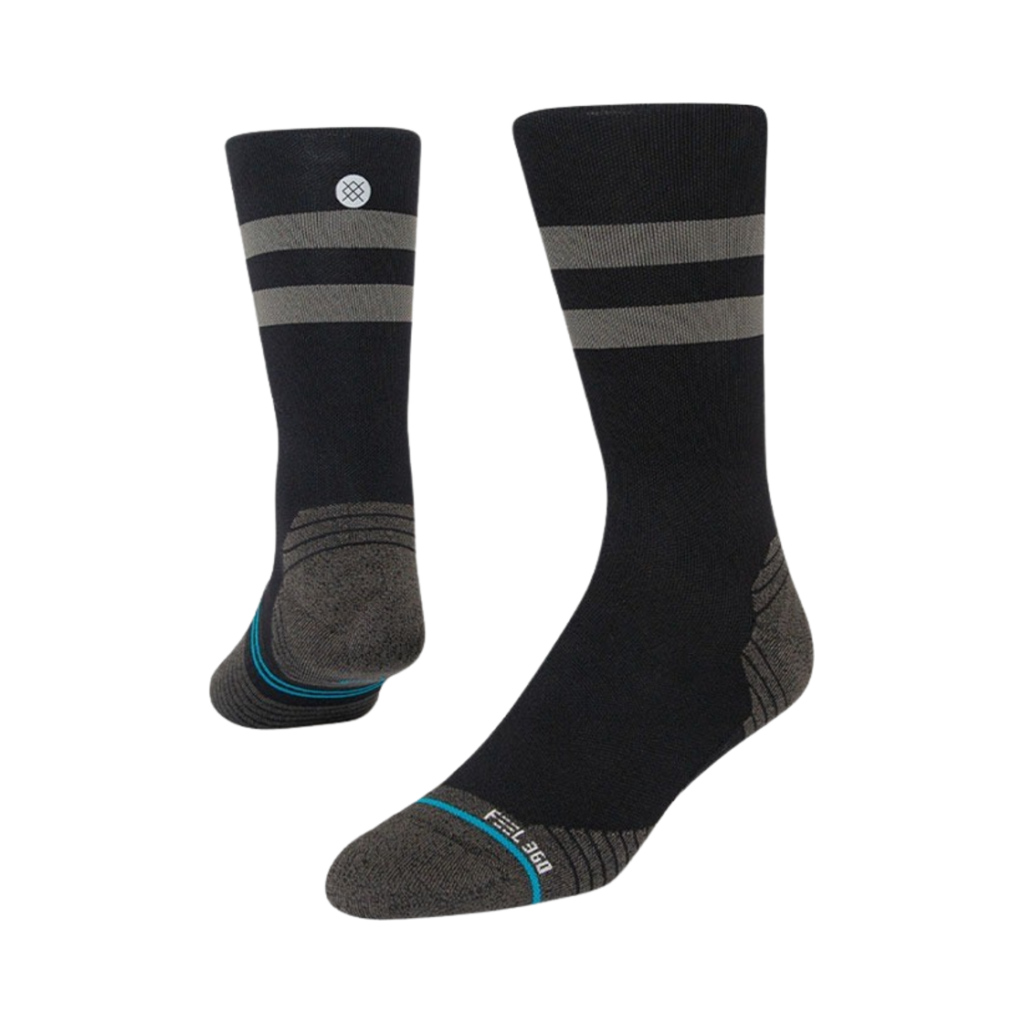 스탠스 퍼포먼스 크루 블랙