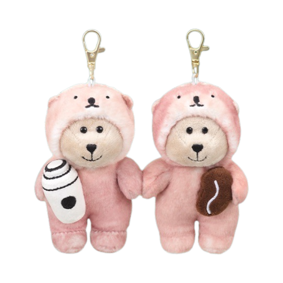 스타벅스 러블리 수달 키체인 (2개 세트)(Starbucks Lovely Otter Keychain (Set of 2)) - 1