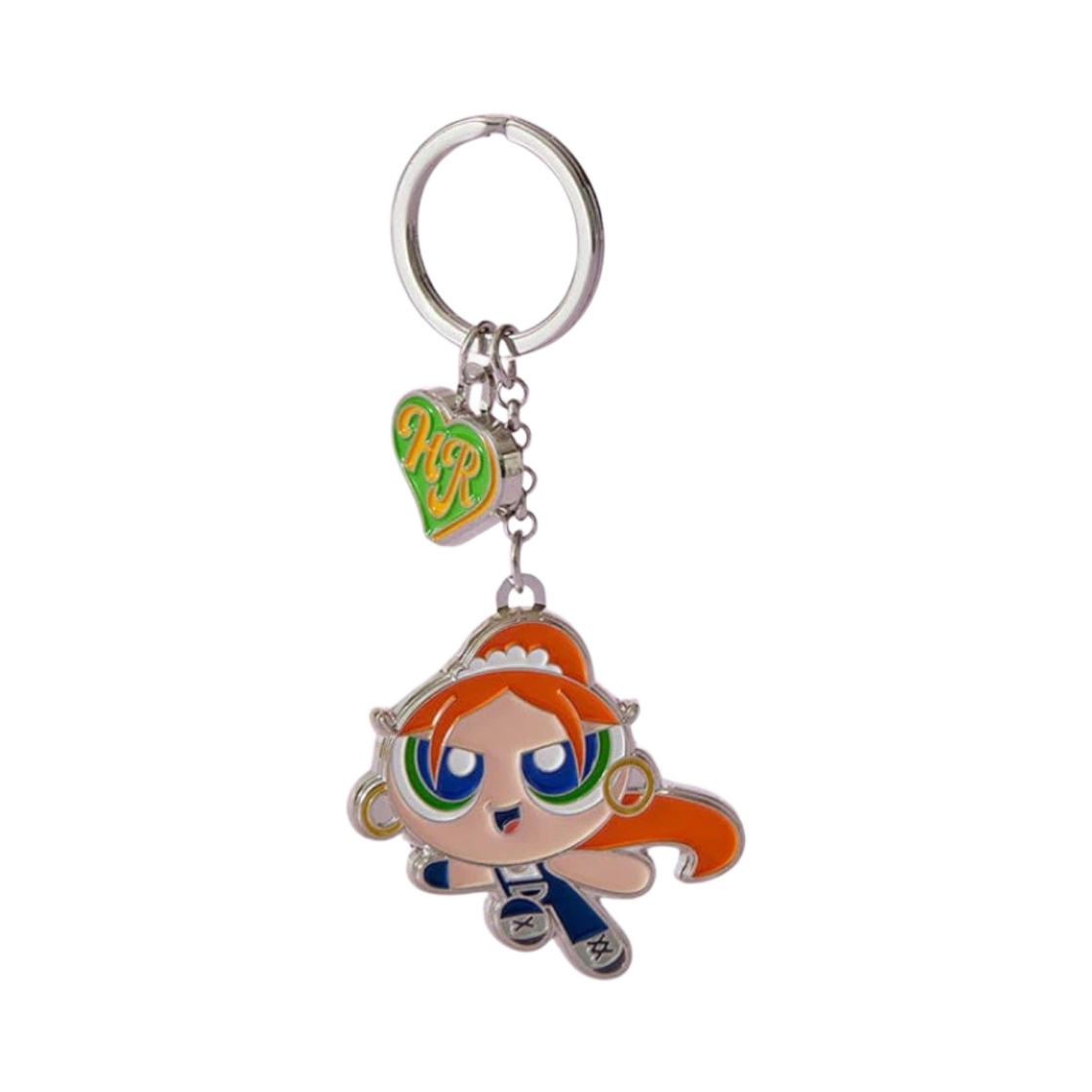 뉴진스 x 파워퍼프걸 메탈 키링 해린(NewJeans x The Power Puff Girls Metal Keyring Haerin)