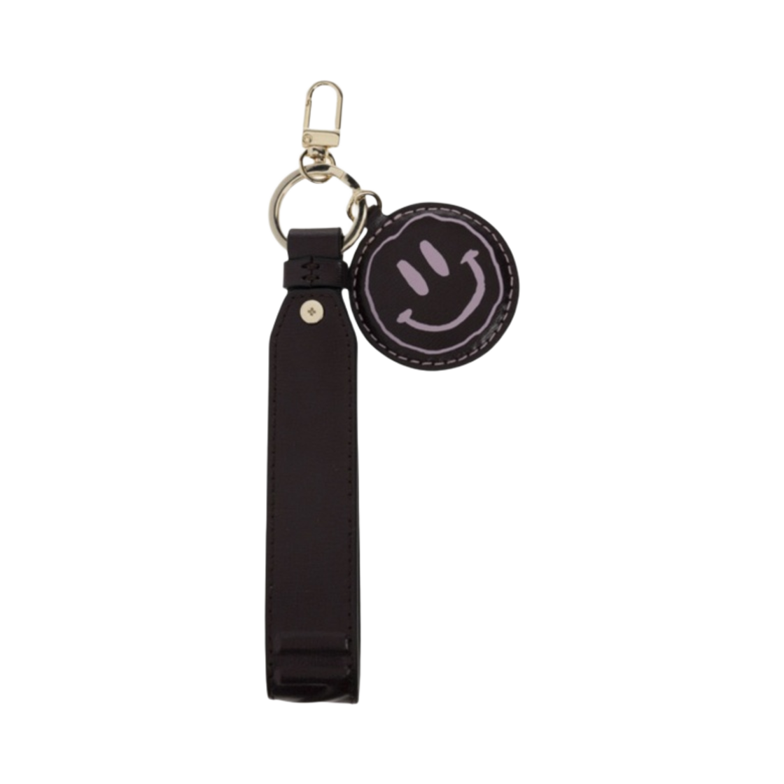 가니 배너 핸들 키체인 버건디(Ganni Banner Handle Keychain Burgundy)