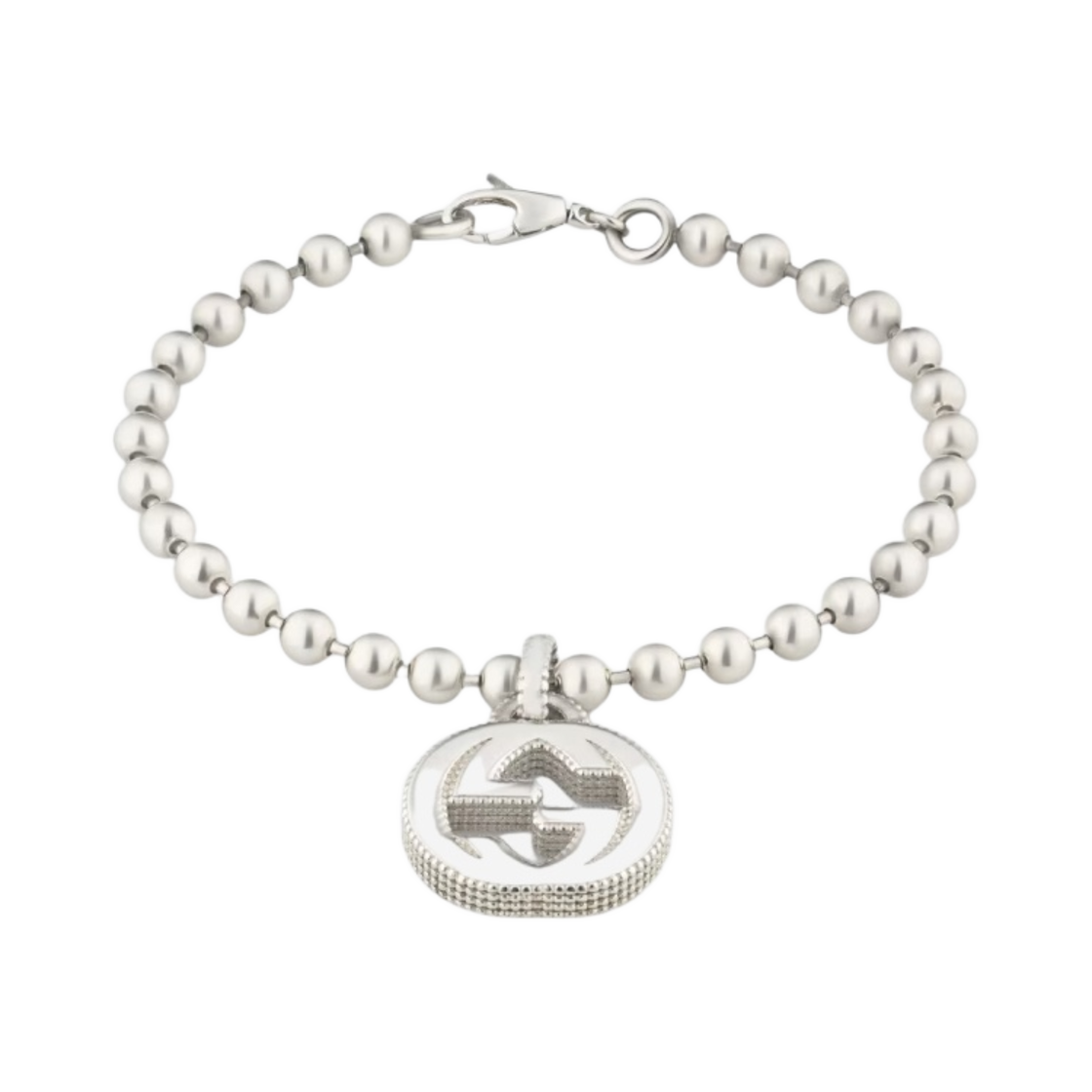 구찌 인터로킹 G 브레이슬릿 실버 실버(Gucci Interlocking G Bracelet In Silver Silver)
