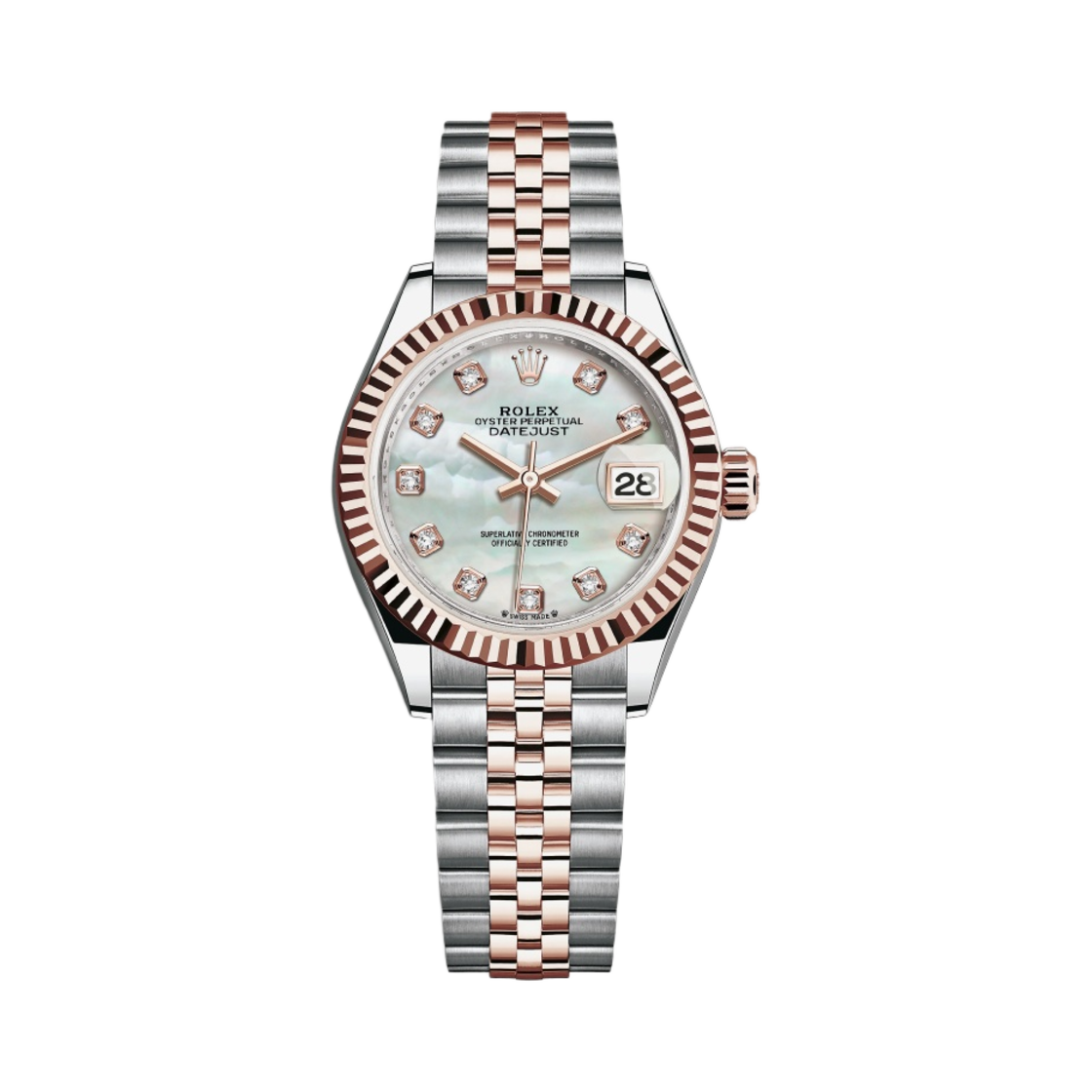 롤렉스 레이디-데이트저스트 28mm 279171 진주 자개 다이아 셋팅 쥬빌리(Rolex Lady-Datejust 28mm 279171 MoP Diamond-Set Jubilee)