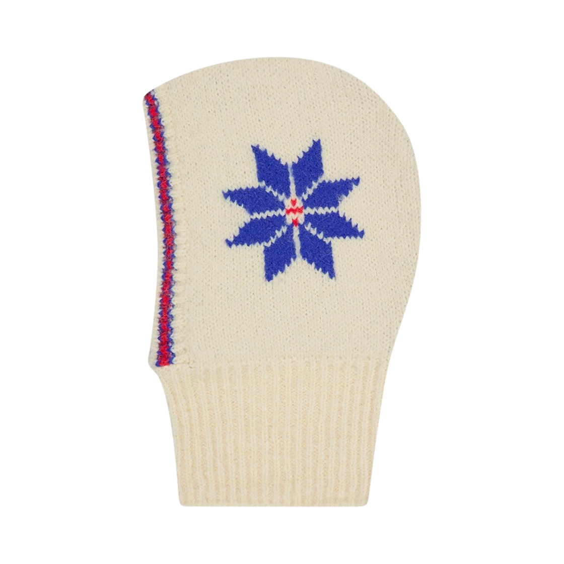 23FWP000025 Greenbutter Women Snowflake Alpaca Balaclava Cream