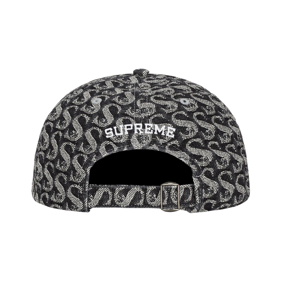 슈프림 모노그램 데님 6-패널 캡 블랙 - 21FW(Supreme Monogram Denim 6-Panel Black - 21FW) - 2