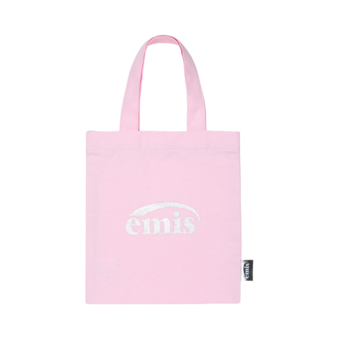 이미스 실버 로고 미니 에코백 핑크(Emis Silver Logo Mini Eco Bag Pink)