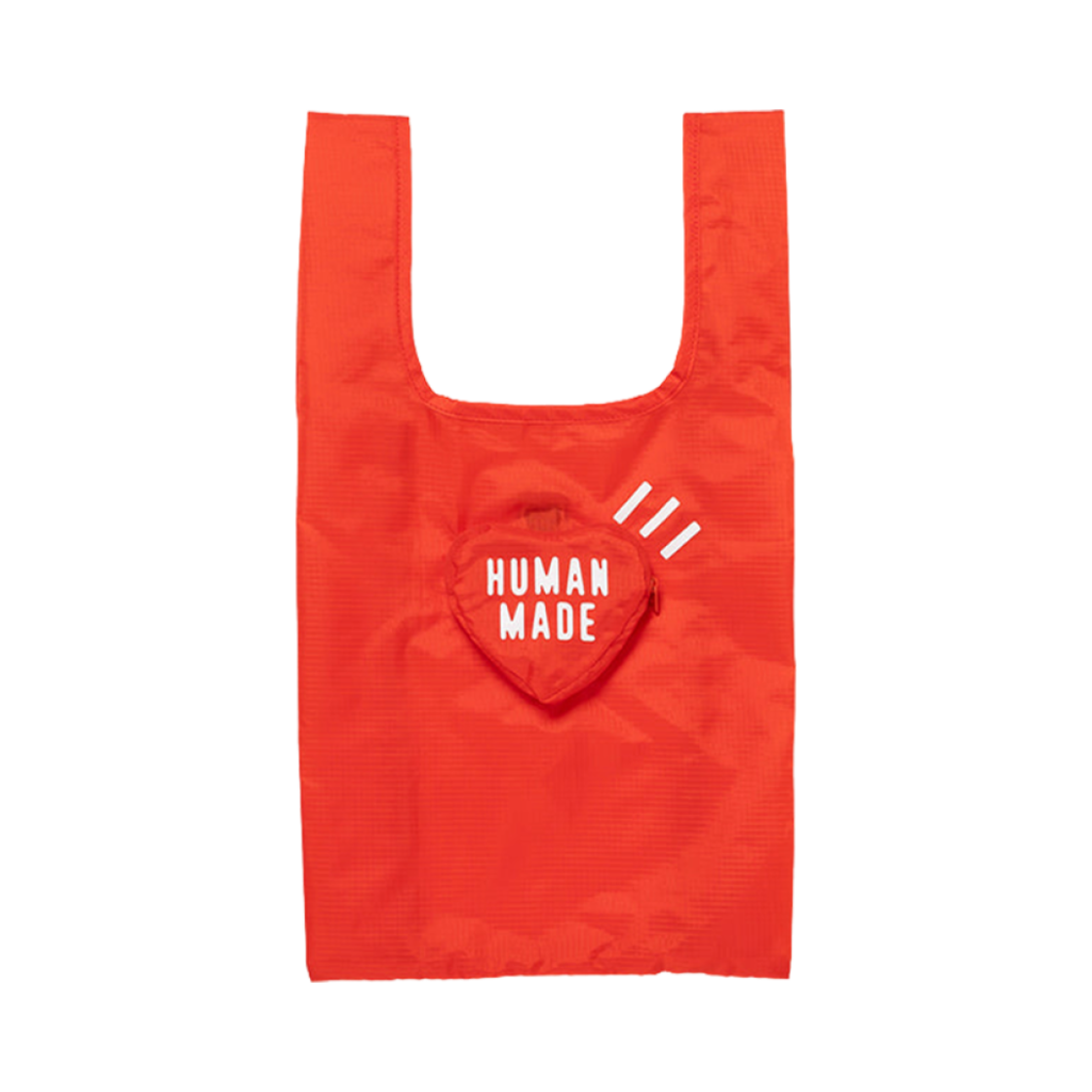 휴먼 메이드 하트 쇼핑백 스몰 레드(Human Made Heart Shopping Bag Small Red)