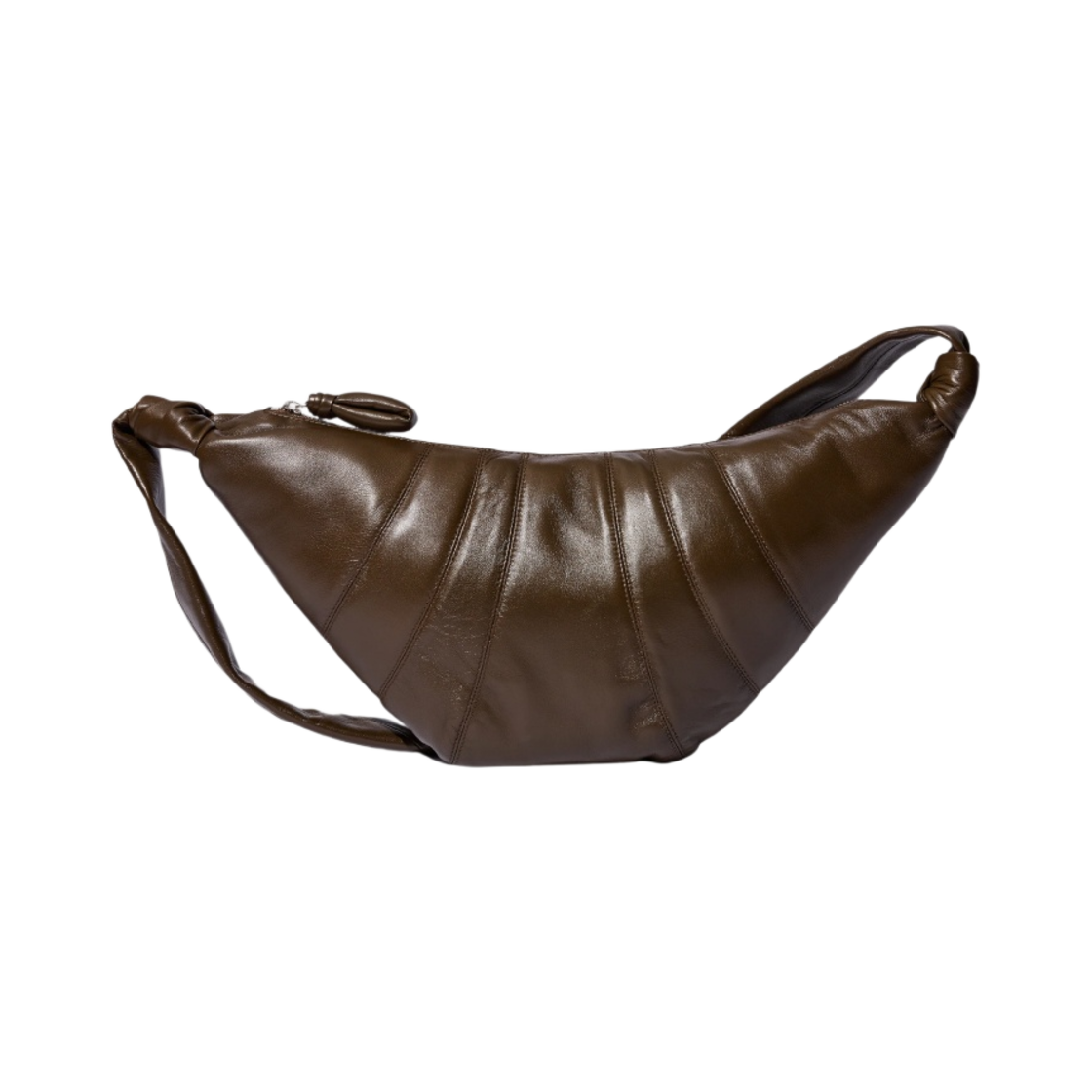 르메르 미디움 크루아상 백 소프트 나파 레더 다크 토바코(Lemaire Medium Croissant Bag Soft Nappa Leather Dark Tobacco)