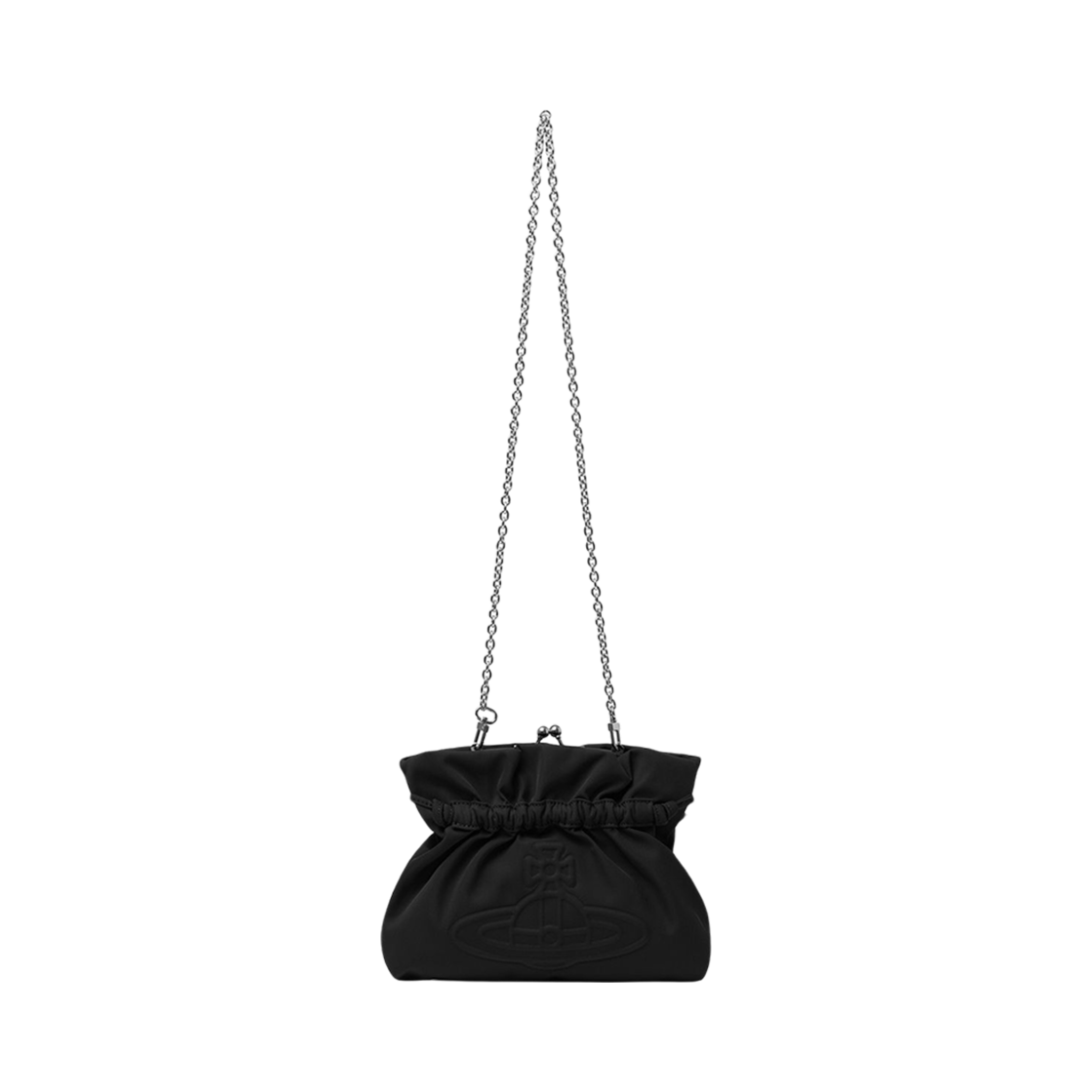 44020001-W00C8-N401 Vivienne Westwood Eva Small Chain Crossbody Bag Black
