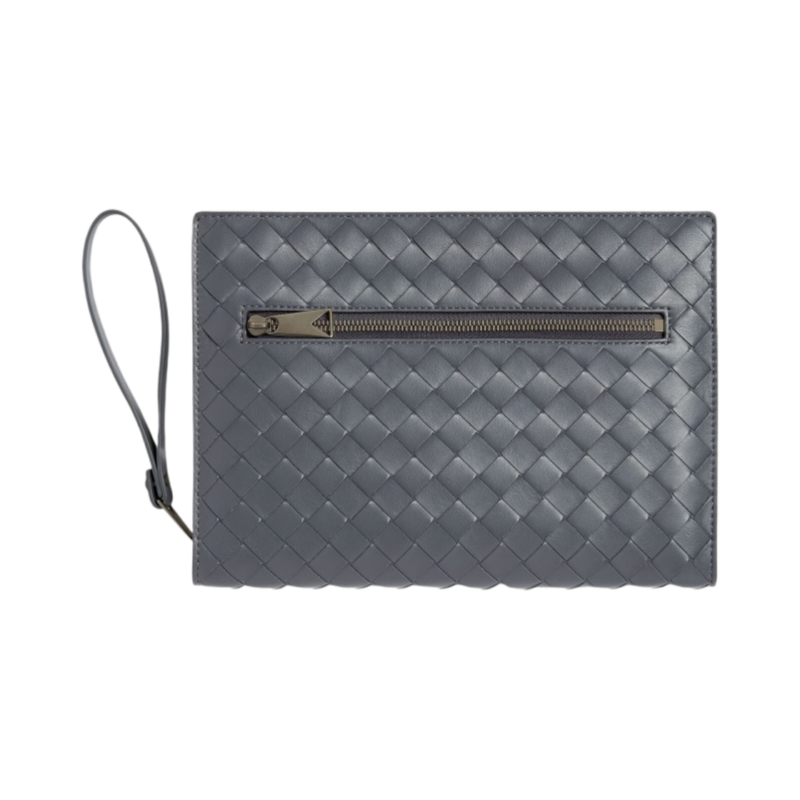 보테가 베네타 스몰 인트레치아토 도큐먼트 케이스 썬더(Bottega Veneta Small Intrecciato Document Case Thunder) - 1