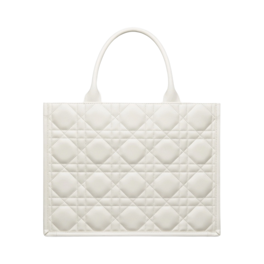 디올 미디움 북 토트 매크로까나쥬 카프 스킨 라떼(Dior Medium Book Tote Macrocannage Calf Skin Latte) - 3