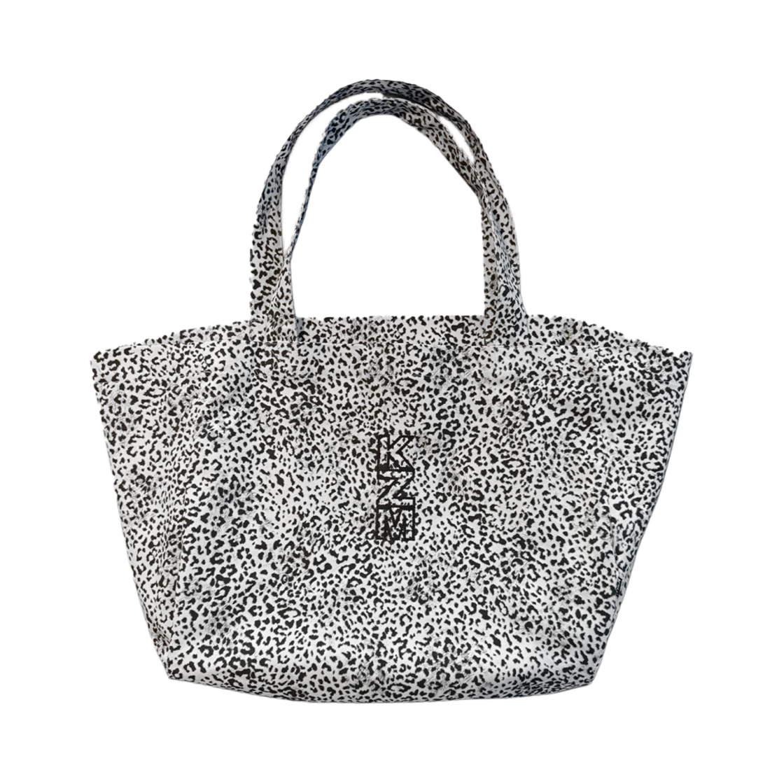 케이지엠 레오파드 KZM 로고 백 화이트