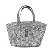 KZM Leopard KZM Logo Bag White