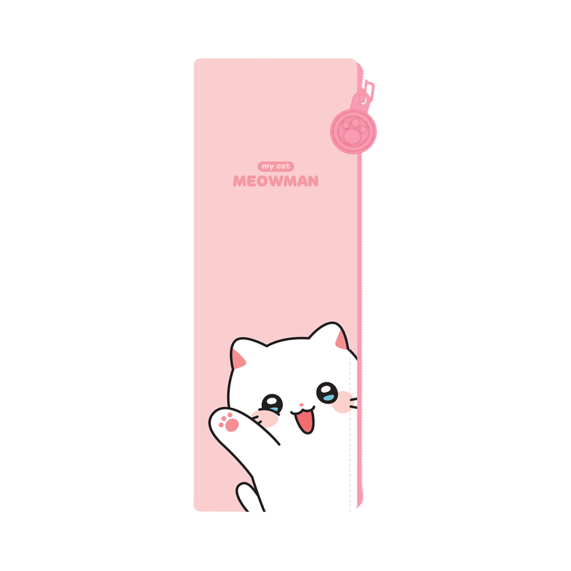냐한남자 플랫 파우치 까꿍 춘배(Meow Man Flat Pouch Kkakkung Chunbae)