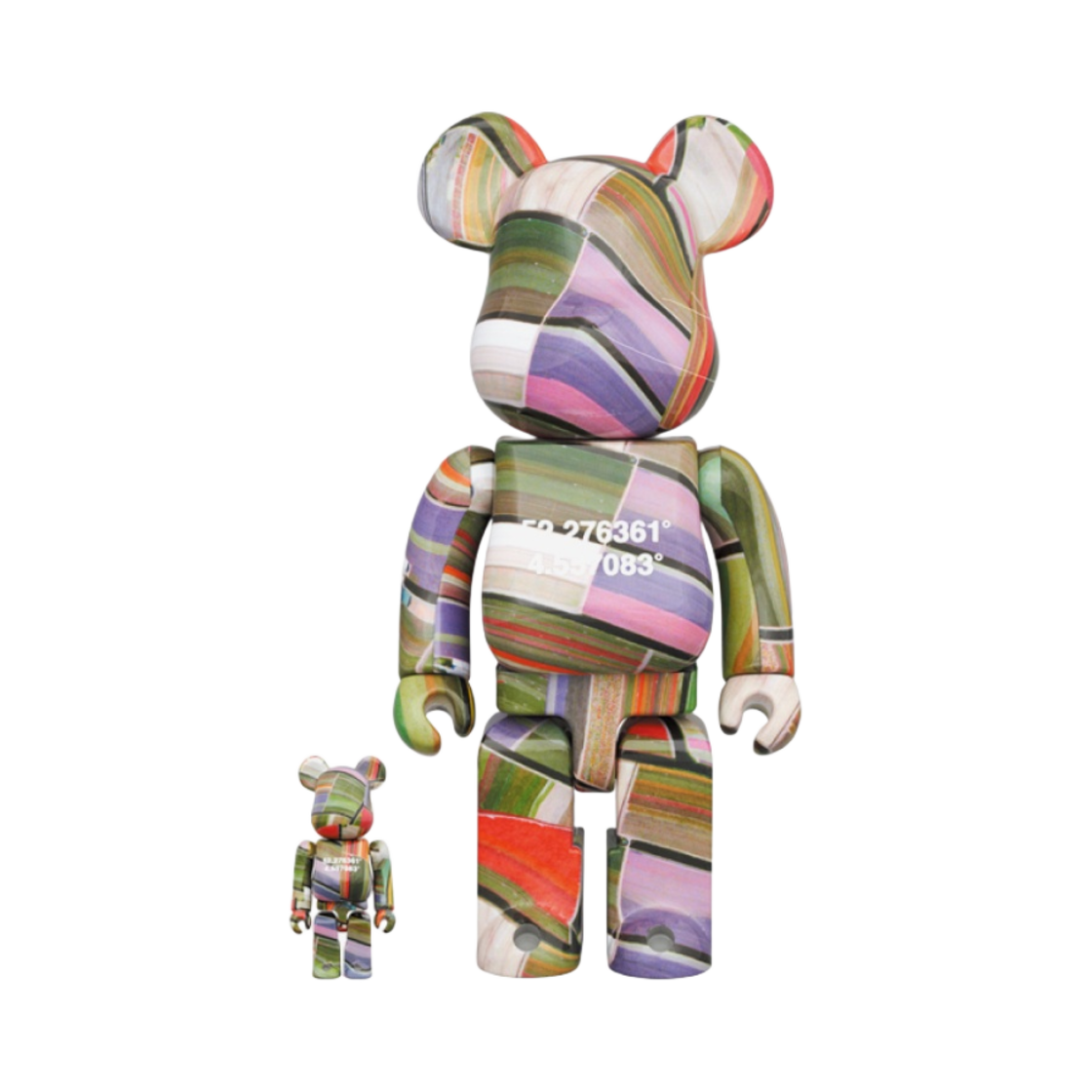 베어브릭 벤자민 그랜트 오버뷰 리세 100% & 400% 세트(Bearbrick Benjamin Grant Overview Lisse 100% & 400% Set) - 1
