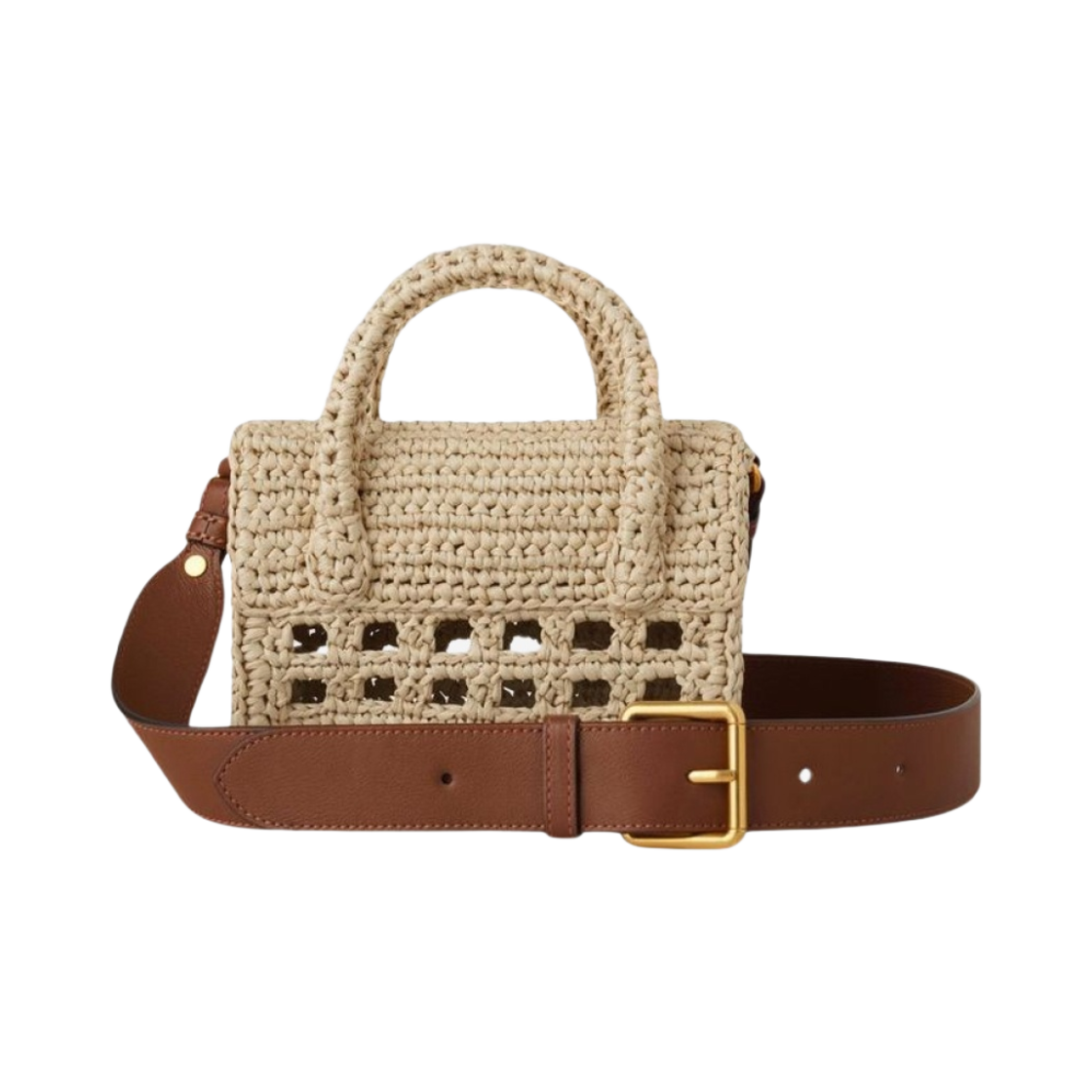 멀버리 미니 베이스워터 초크 라피아(Mulberry Mini Bayswater Chalk Raffia) - 2