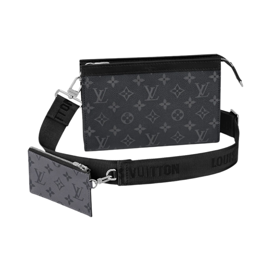 M81124 Louis Vuitton Gaston Wearable Wallet Monogram Eclipse
