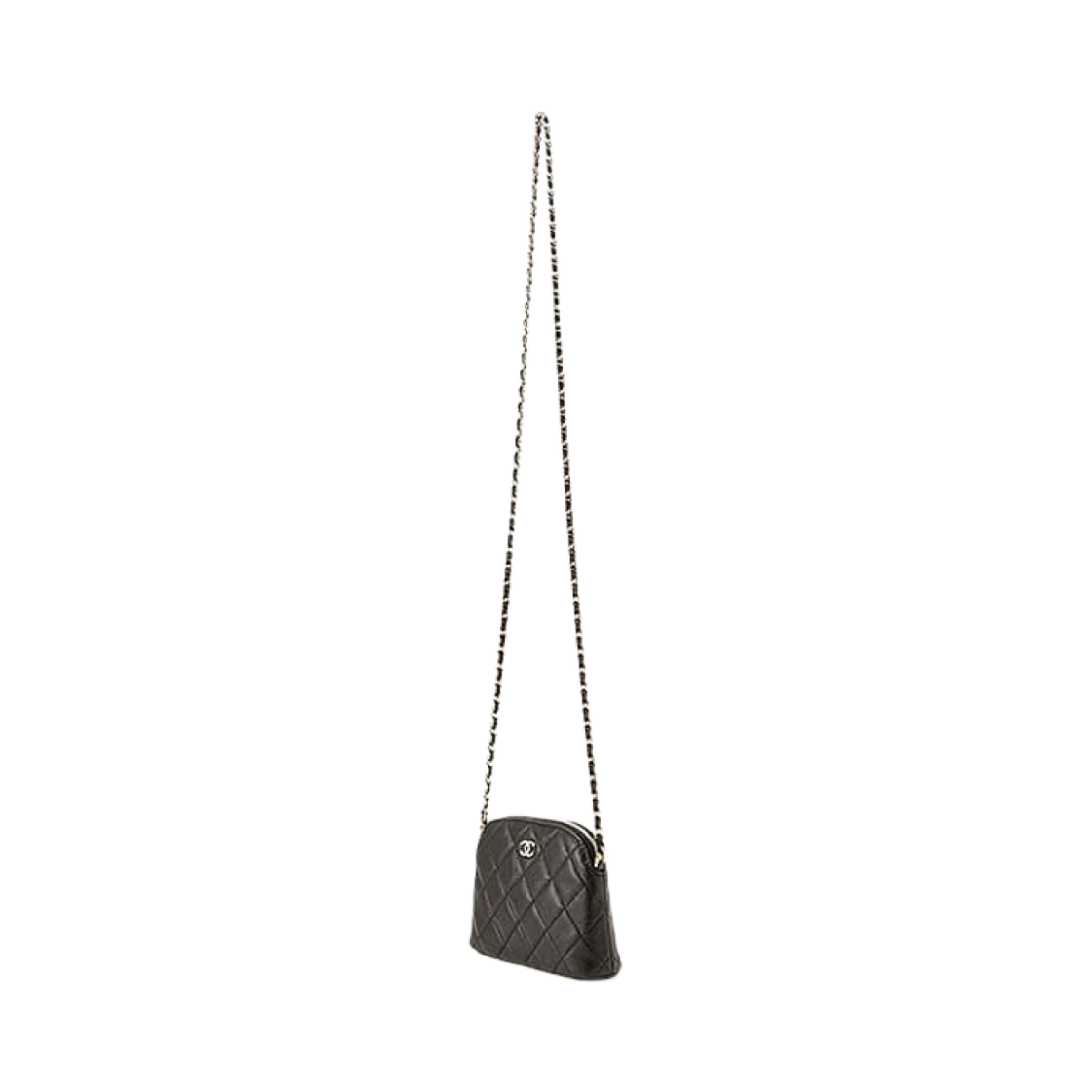 AP4000-B10583-C3906 Chanel Clutch with Chain Grained Shiny Calfskin & Gold Black - #2