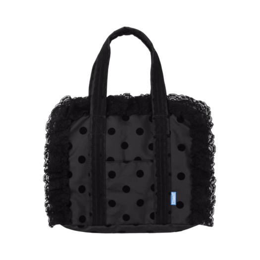 SNCT25SAC010BK (W) Sunnect Polka Dot Lace Handbag Black