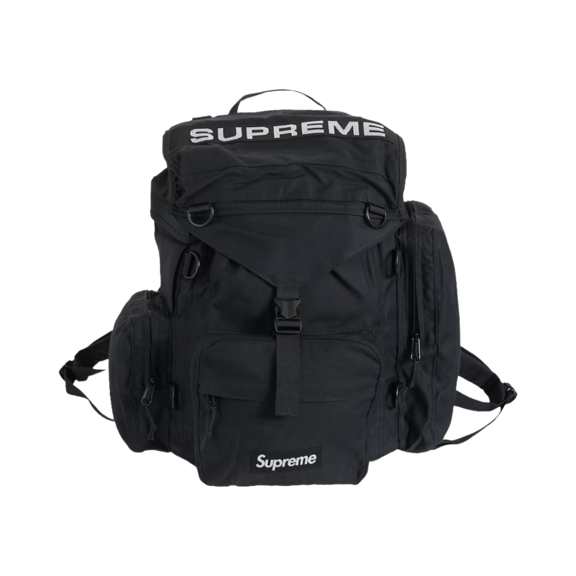 슈프림 필드 백팩 블랙 - 23SS(Supreme Field Backpack Black - 23SS)