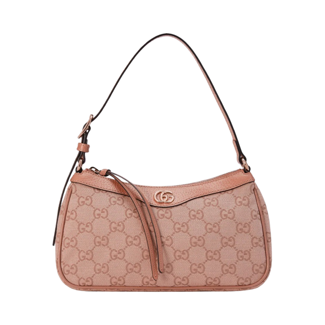 구찌 오피디아 GG 스몰 핸드백 핑크 캔버스(Gucci Ophidia GG Small Handbag Pink Canvas) - 1