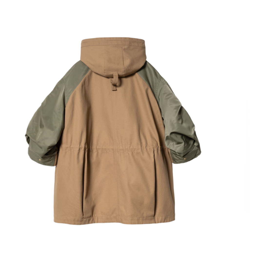 ほぼ新品Carhartt WIP Duck x Nylon Twill Coat Duck x Nylon Twill Coat — Beige x Khaki – La Garçonne