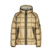 C.P. Company DD Shell Hooded Down Jacket Oxford Tan Beige - 22FW