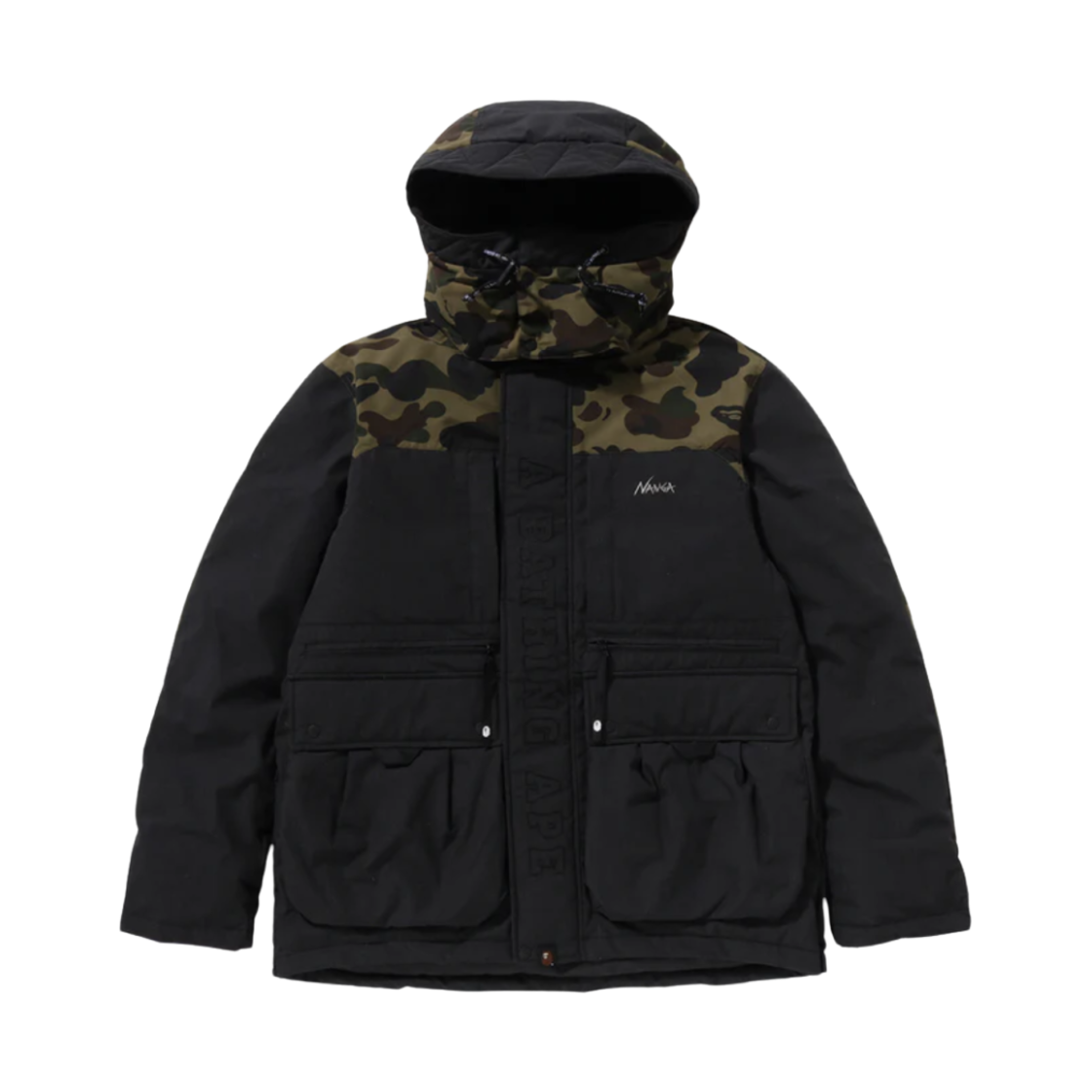 난가 x 베이프 히녹 다운 자켓 블랙(Nanga x BAPE Hinoc Down Jacket Black)