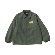 BAPE x Union Washed Coach Jacket Army Green