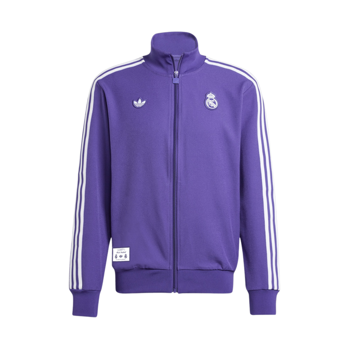 아디다스 레알 마드리드 테라스 아이콘 트랙탑 퍼플 - KR 사이즈(Adidas Real Madrid Terrace Icon Track Top Purple - KR Sizing)