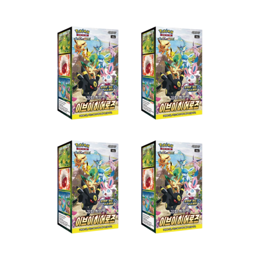 Pokemon Card Game Sword & Shield Enhanced Expansion Pack Eevee Heroes 4 Boxes (Total Pack of 120)