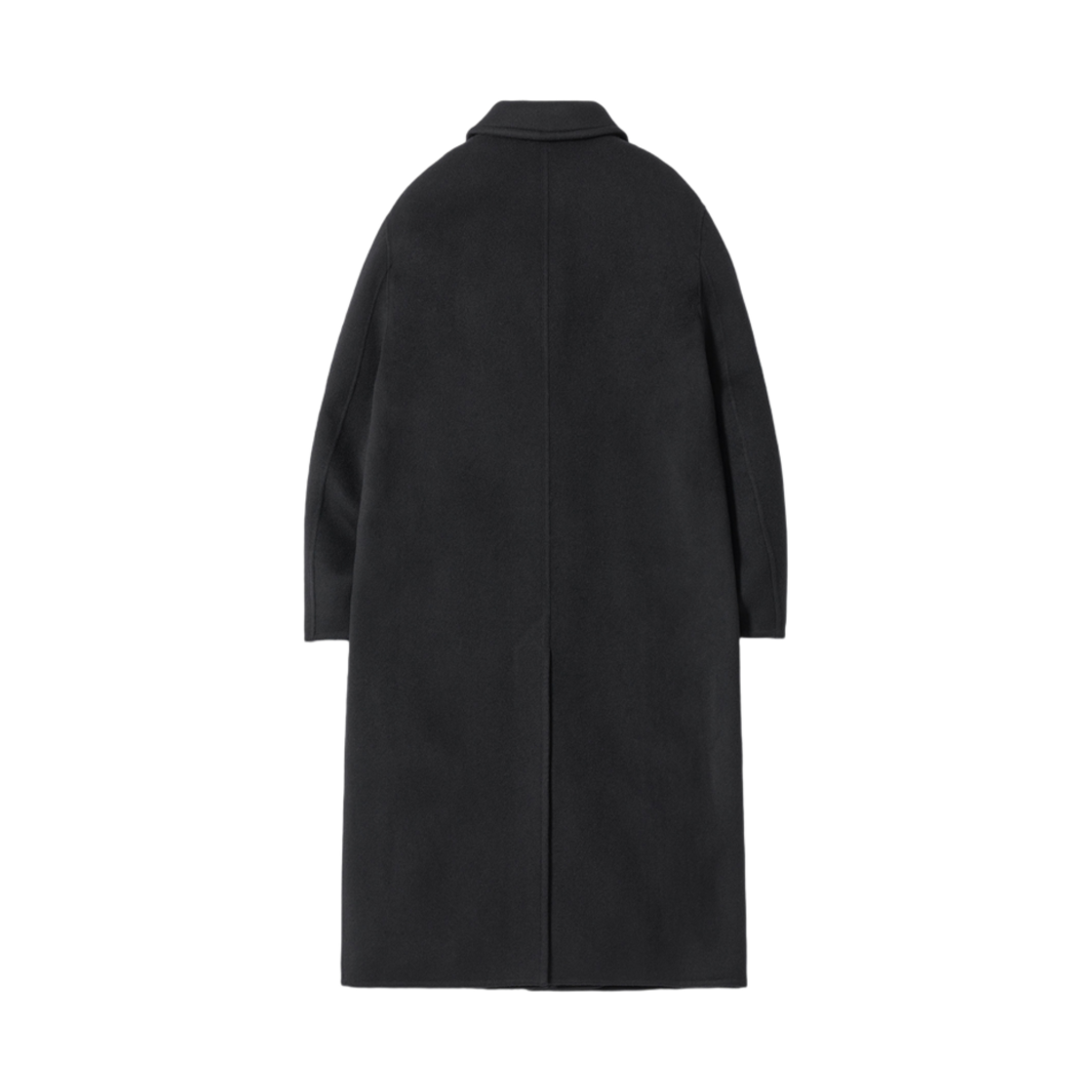 포터리 핸드메이드 멜튼 울 맥 코트 수퍼 파인 캐시미어 울 블렌드 소프트 터피 피니쉬 차콜(Pottery Handmade Melton Wool Mac Coat Super Fine Cashmere Wool Blend Soft Touch Finish Charcoal) - 2