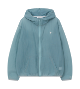 SLOW RECORD HOUSE Unisex Mesh Lightweight Jacket Skyblue